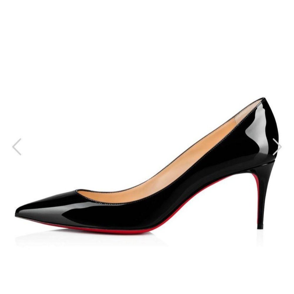 (Sold) Christian Louboutin DECOLLETE 554 Kate Blac - Picture 3 of 14